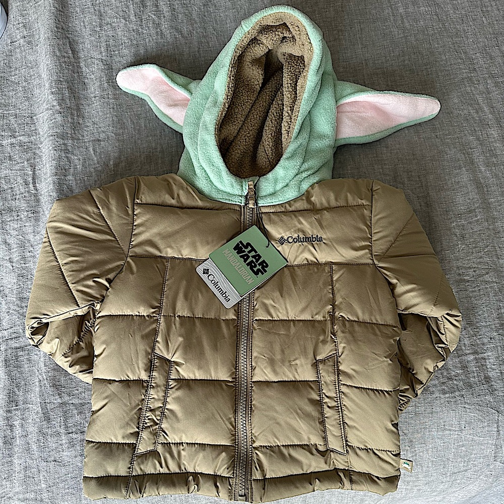 BNWT Columbia Star Wars the Mandalorian Toddler 3T Jacket